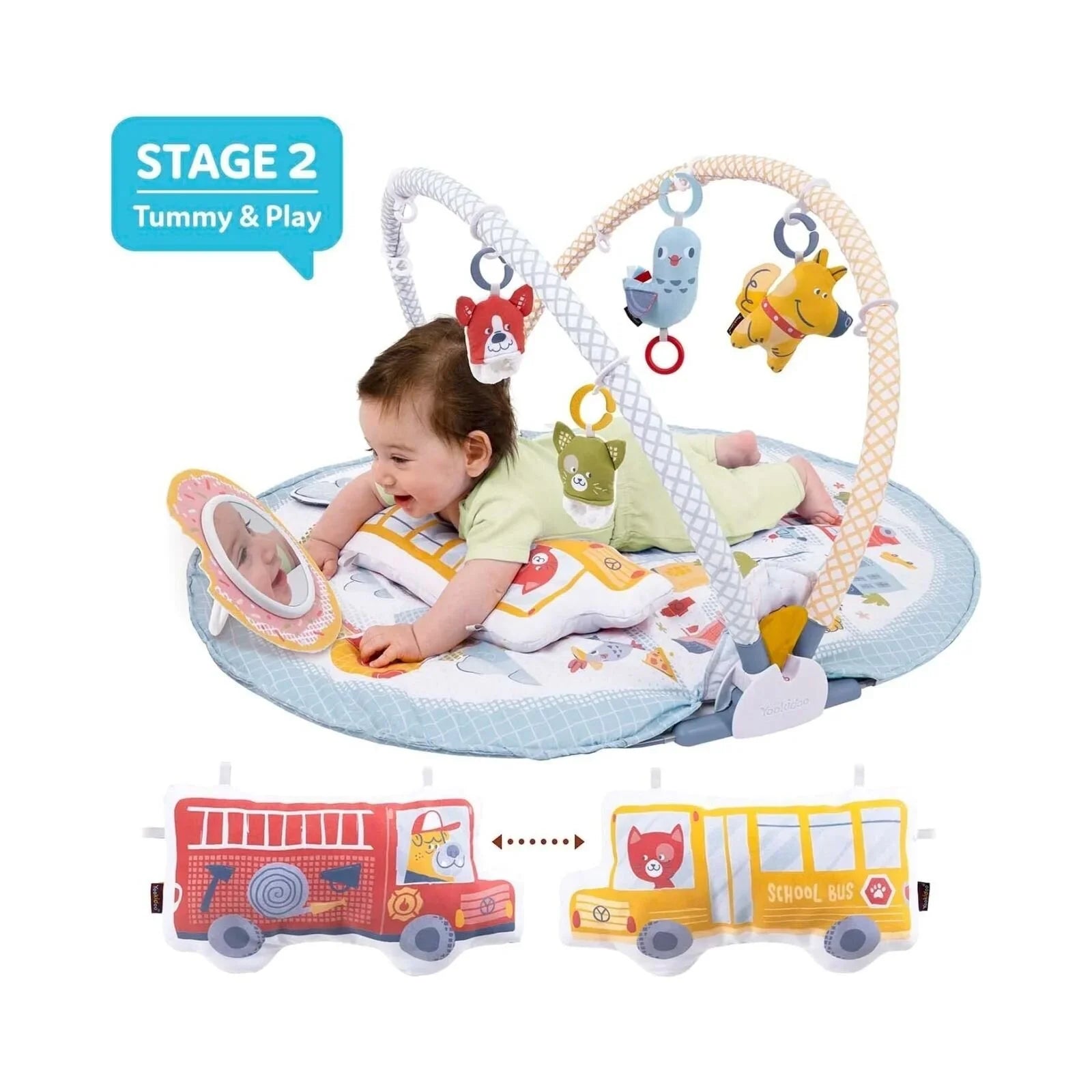Yookidoo Urban Gymotion Lay to Sit-Up Playmat