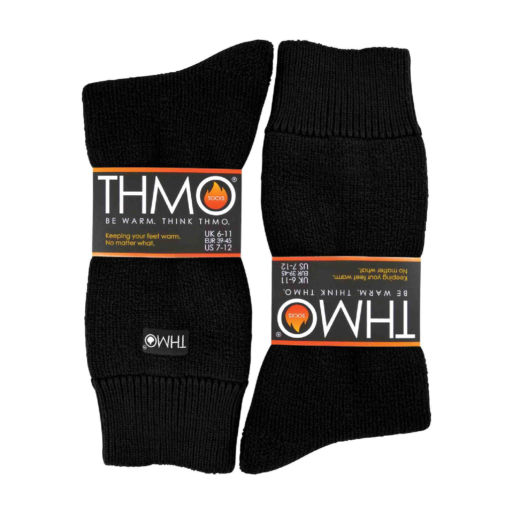 Mens Thick Winter Thermal Socks with Seamless Toe (Multipack Options)