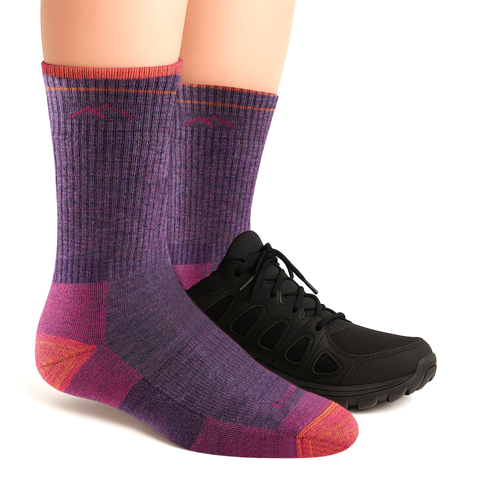 Ladies Boot Midweight Seamless Hiking Merino Wool Socks