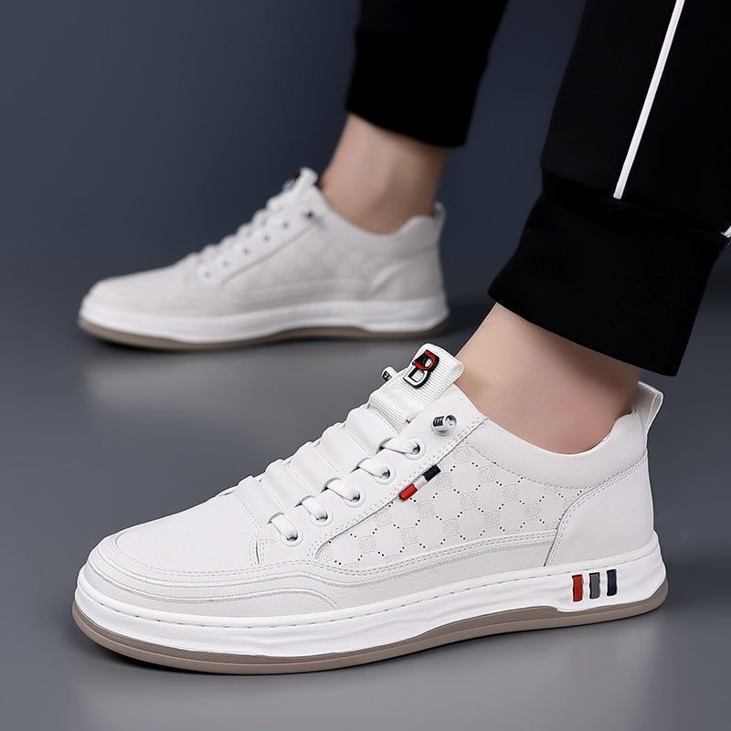 Men's Fashion Thin Lightweight Breathable Casual Skateboard Shoes