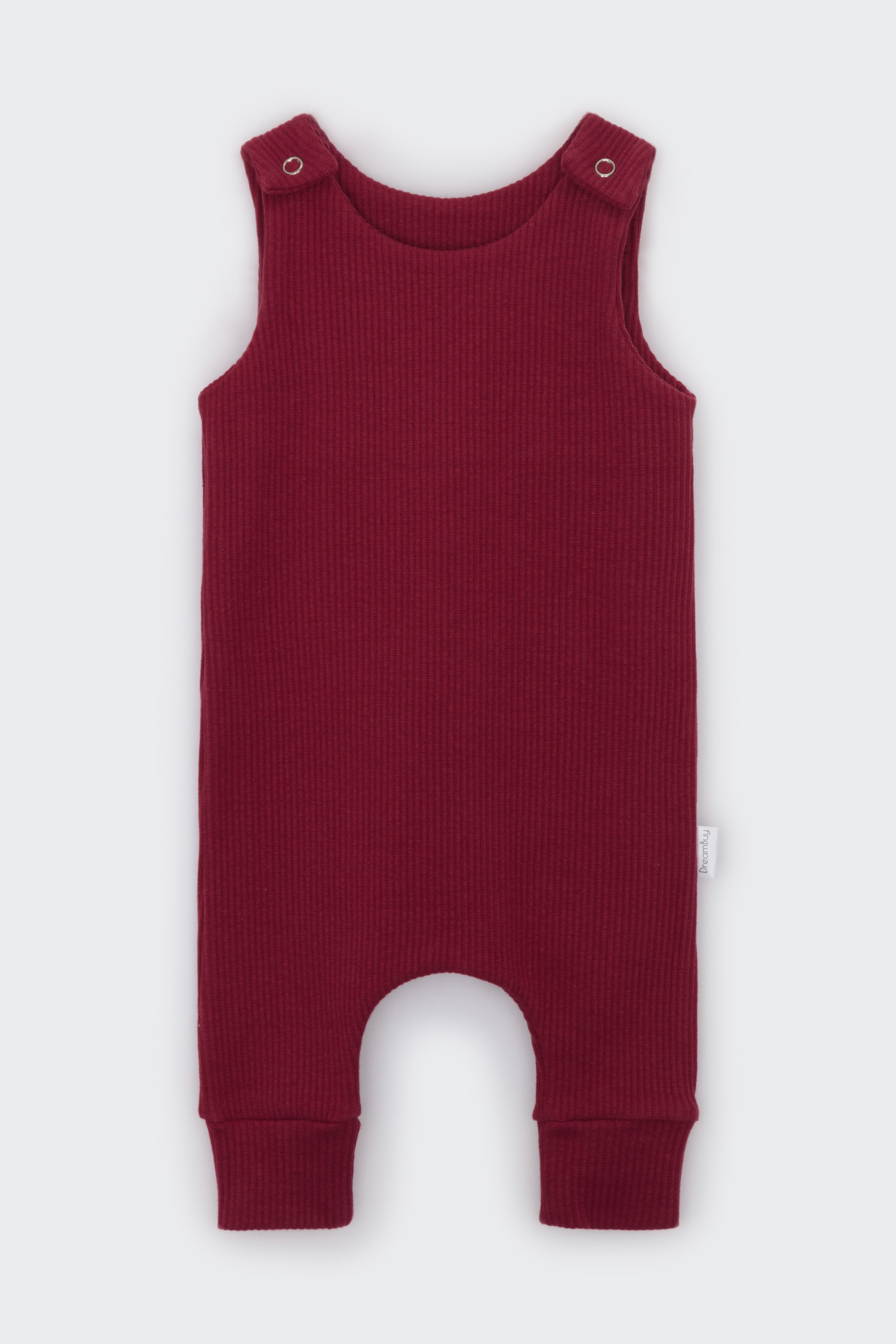Claret Red Dungarees