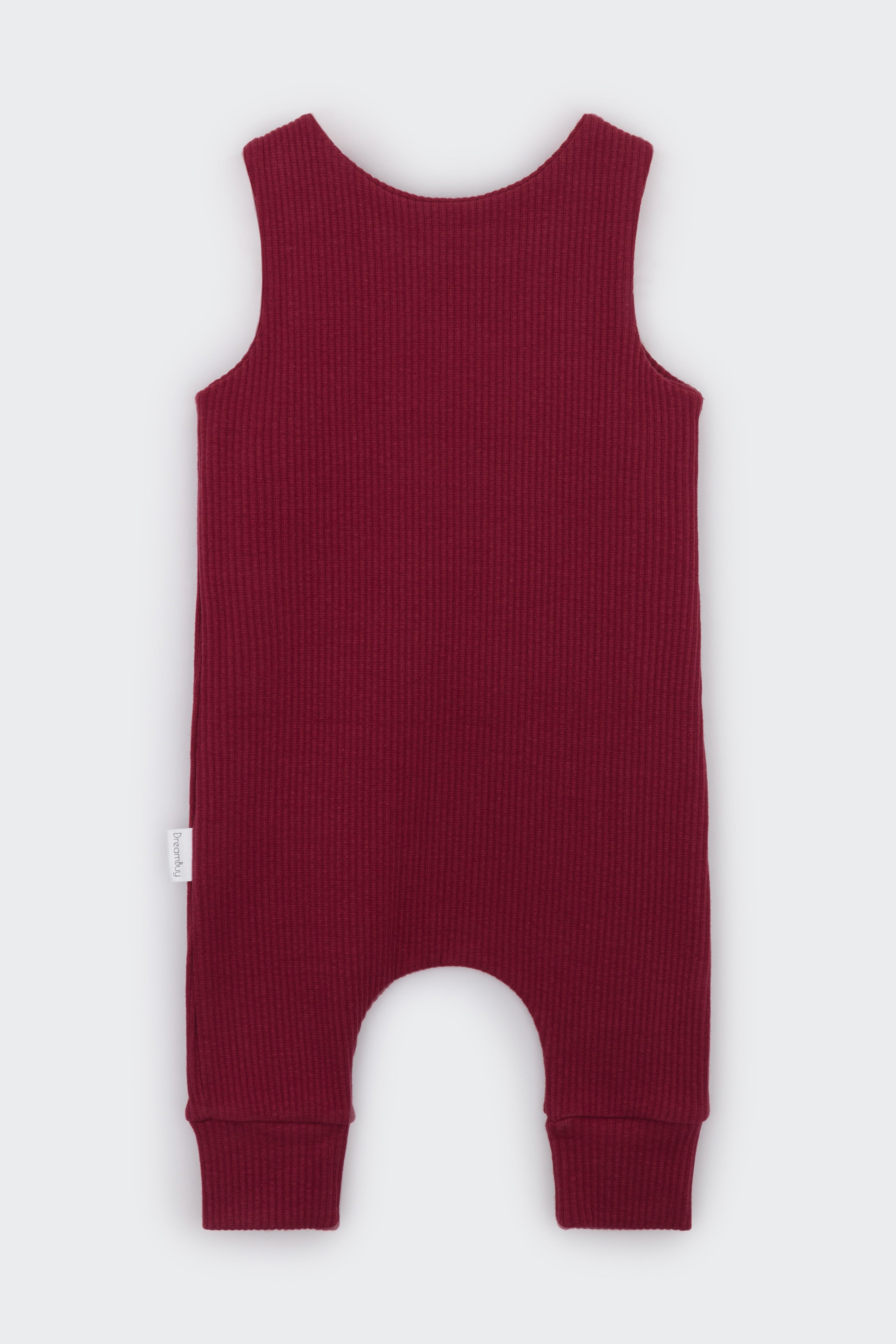 Claret Red Dungarees