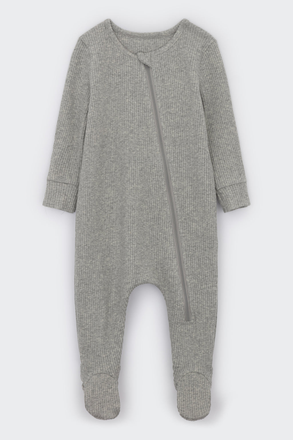 Dove Grey Zip Sleepsuit