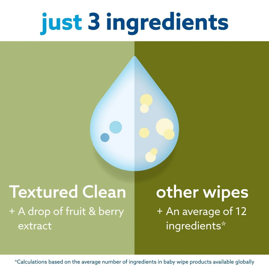 WaterWipes Textured Baby Wipes 60 pcs