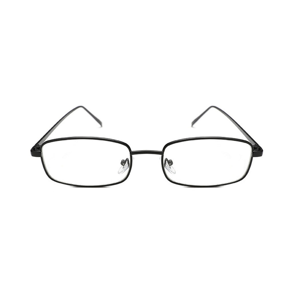 Retro Small Box Square Metal Glasses