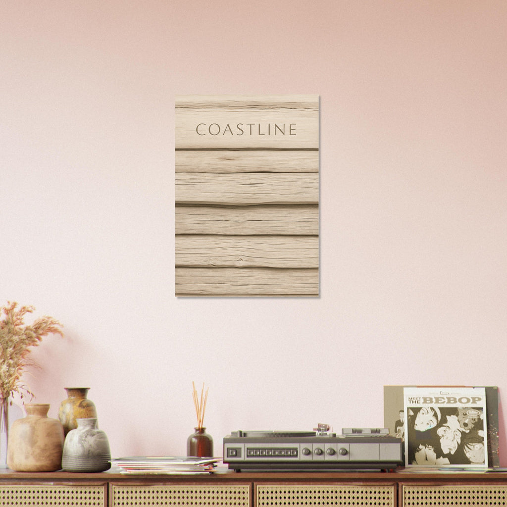 Minimalist Driftwood Beach Poster | Coastal Decor | Stunning Art Print