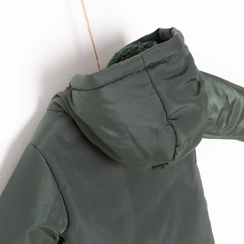 HelloBaby Hooded Coat - Green