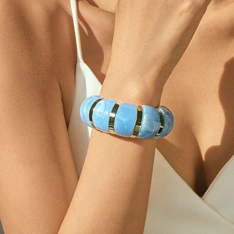 Ins Fashion Acrylic Bracelet Temperament Geometric Jewelry For Women