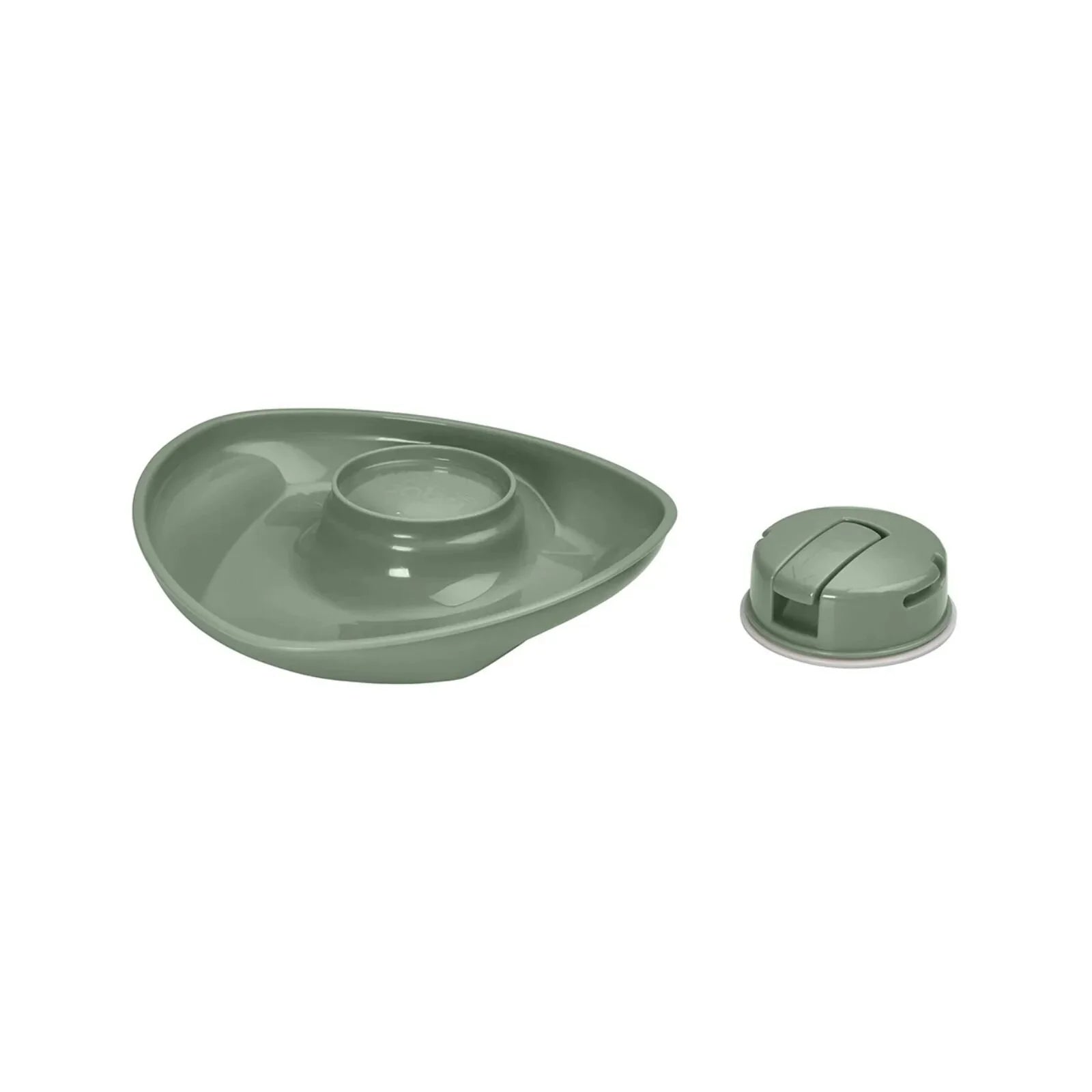 Vital Baby Nourish Power Suction Plate - Natural Moss