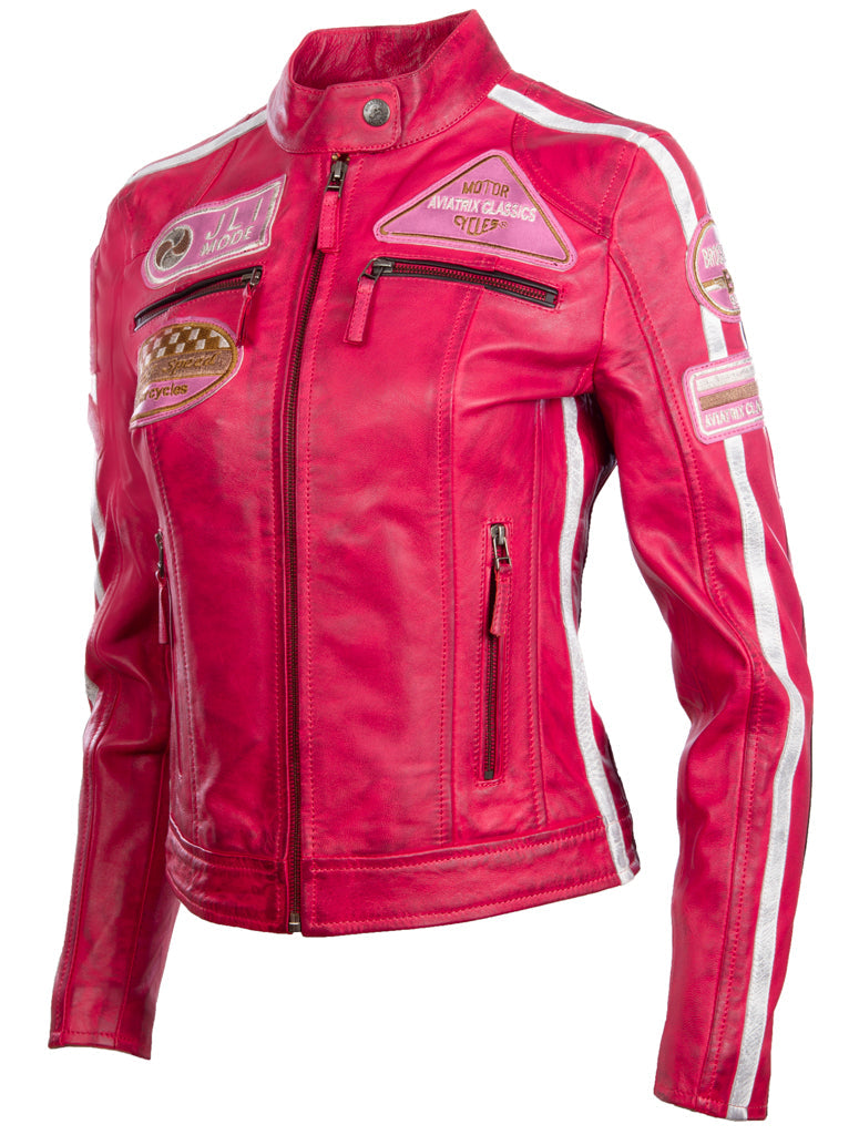 QOOC Women's Racing Biker - Pink