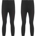 2 Pack Boys Thermal Trousers Long Johns Black Baselayer for Schoolwear Camping Skiing High-Quality Moisture-Wicking Comfortable Fit Elastic Waistband Durable Winter Wear Ages 3-15 by Heatwave Thermalwear