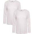 2 Pack Women's Thermal Long Sleeve Tops Base Layer Insulated Warm Underwear for Outdoor Sports Running Hiking Cold Weather Workwear by Heatwave Thermalwear