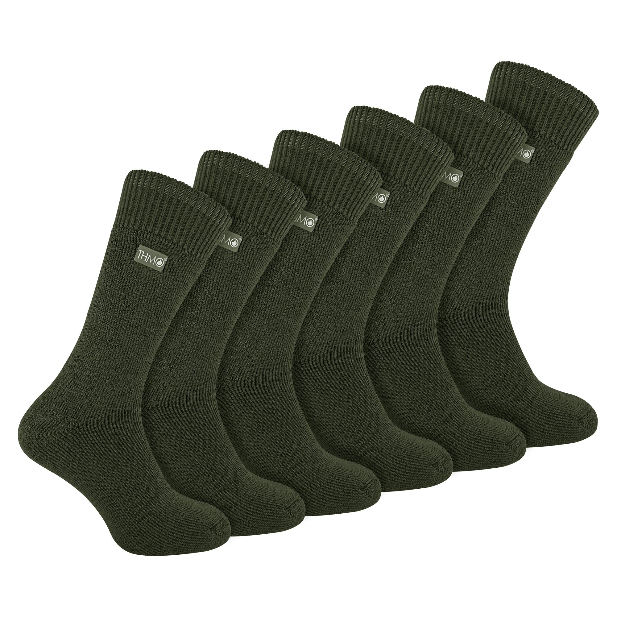Mens Thick Winter Thermal Socks with Seamless Toe (Multipack Options)