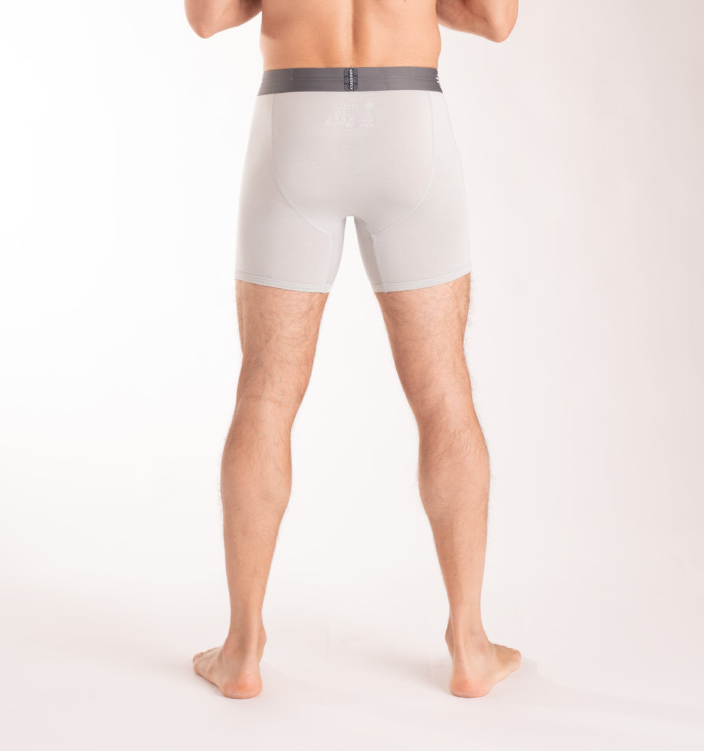 IKON X Men's 6" Boxers - Silver/Charcoal