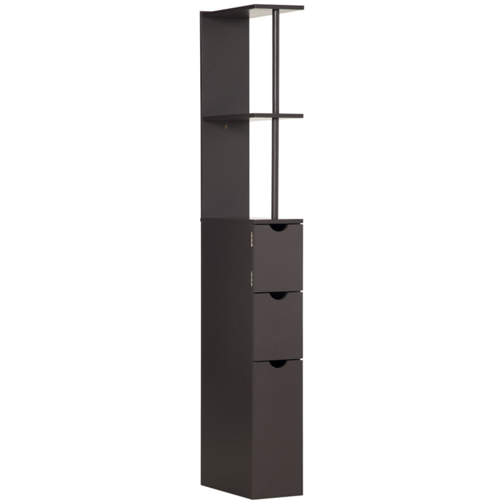 Bathroom Storage Cabinet-Brown ( Amazon Shipping)（Prohibited by WalMart）