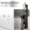 Bathroom Storage Cabinet-Brown ( Amazon Shipping)（Prohibited by WalMart）