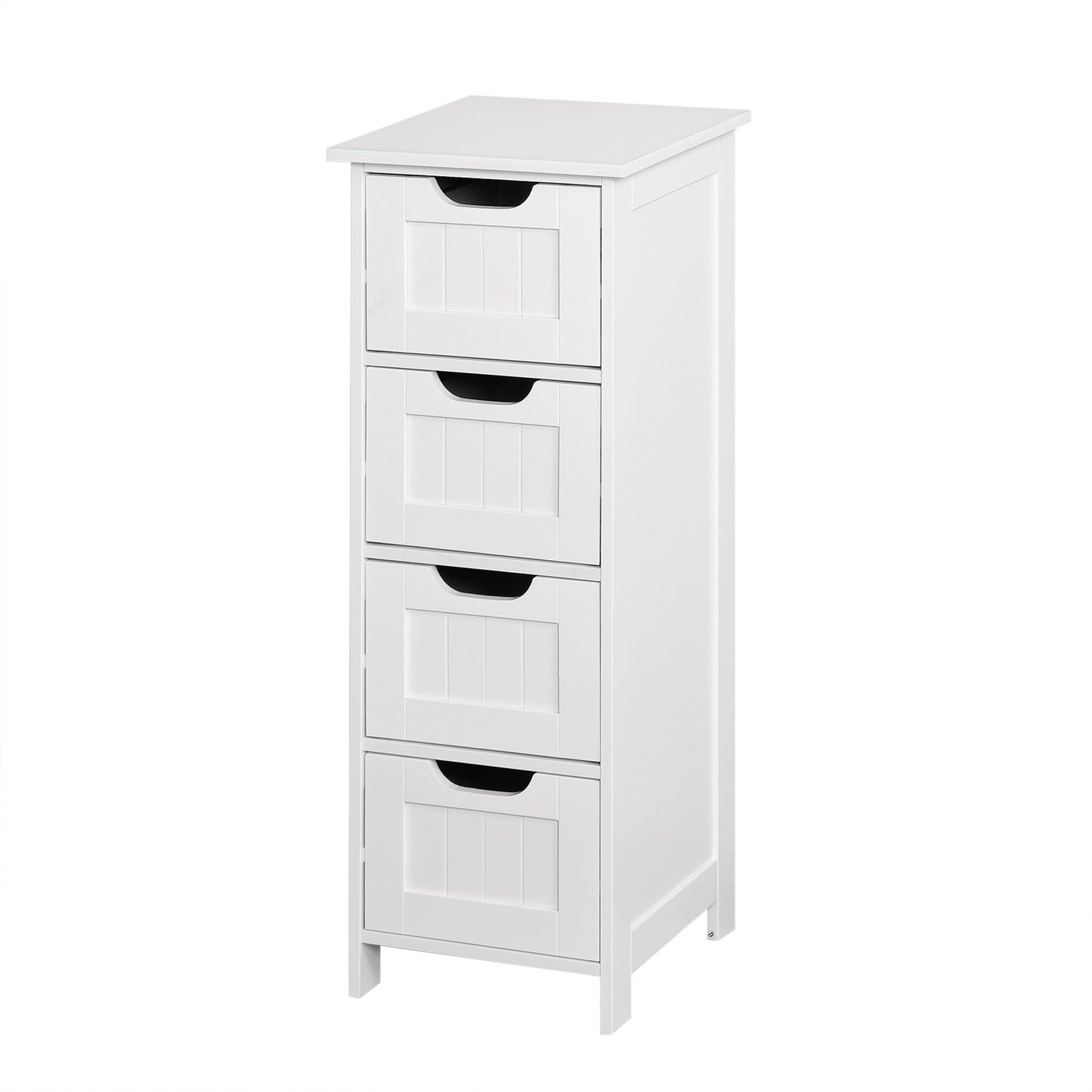 White Bathroom Storage Cabinet,  Cabinet with Drawers