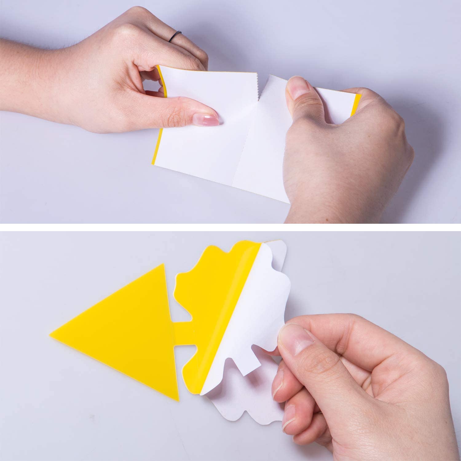40Pcs Yellow Sticky Fly Trap Paper Fruit Flies Insect Aphids Glue Catcher Bug