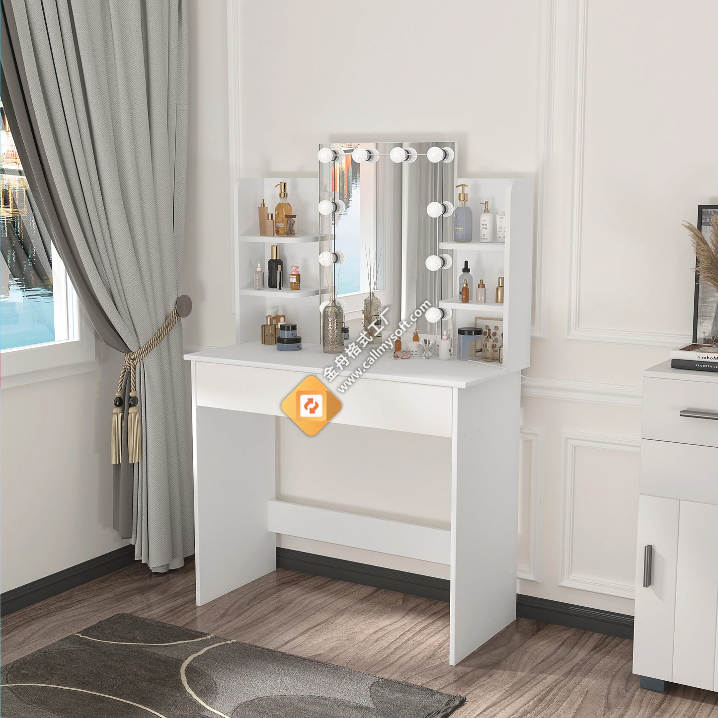 Dressing Table with LED/Makeup Table