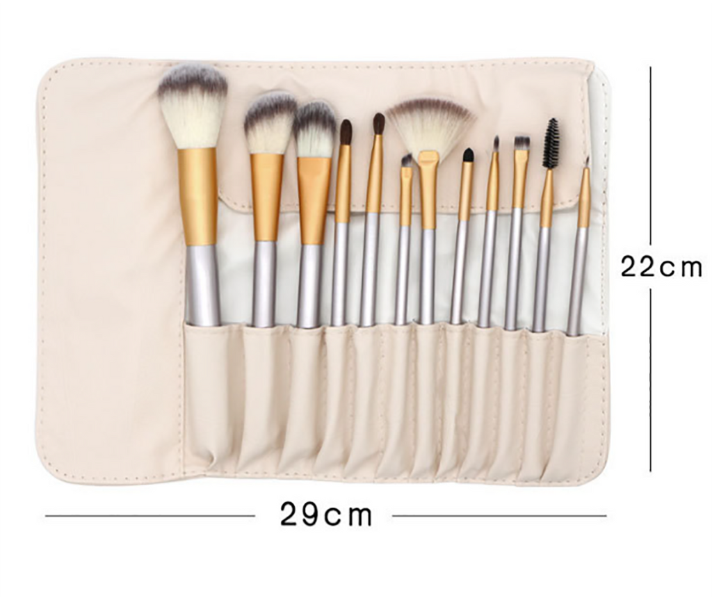 Corrugated nylon brush rice white cosmetic brush
