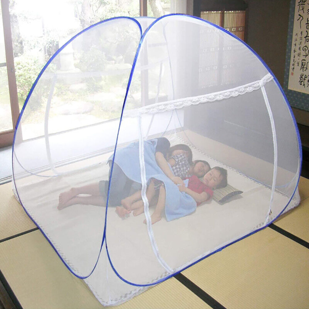 Large Space-Yurt Mosquito Net Folding Zipper Single Door Netting Tent Lace Cover