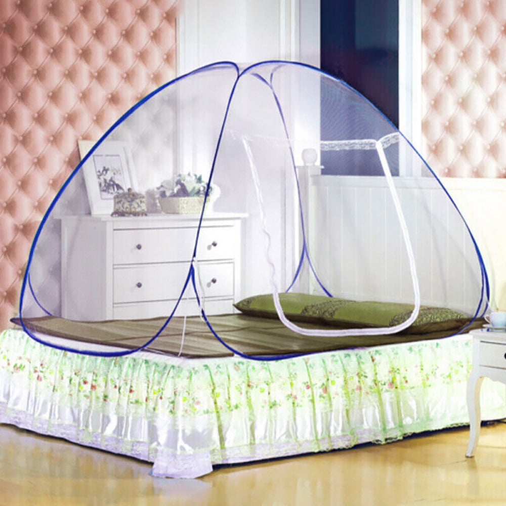 Large Space-Yurt Mosquito Net Folding Zipper Single Door Netting Tent Lace Cover