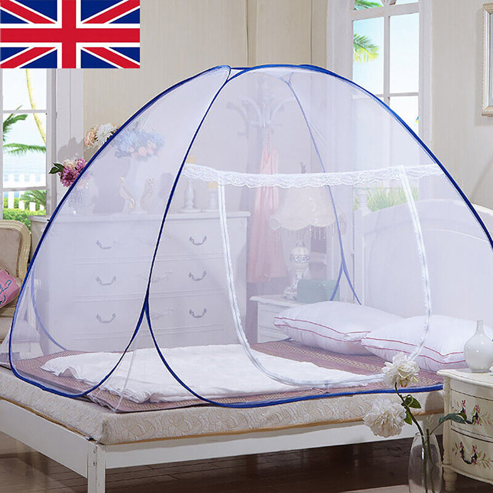 Large Space-Yurt Mosquito Net Folding Zipper Single Door Netting Tent Lace Cover