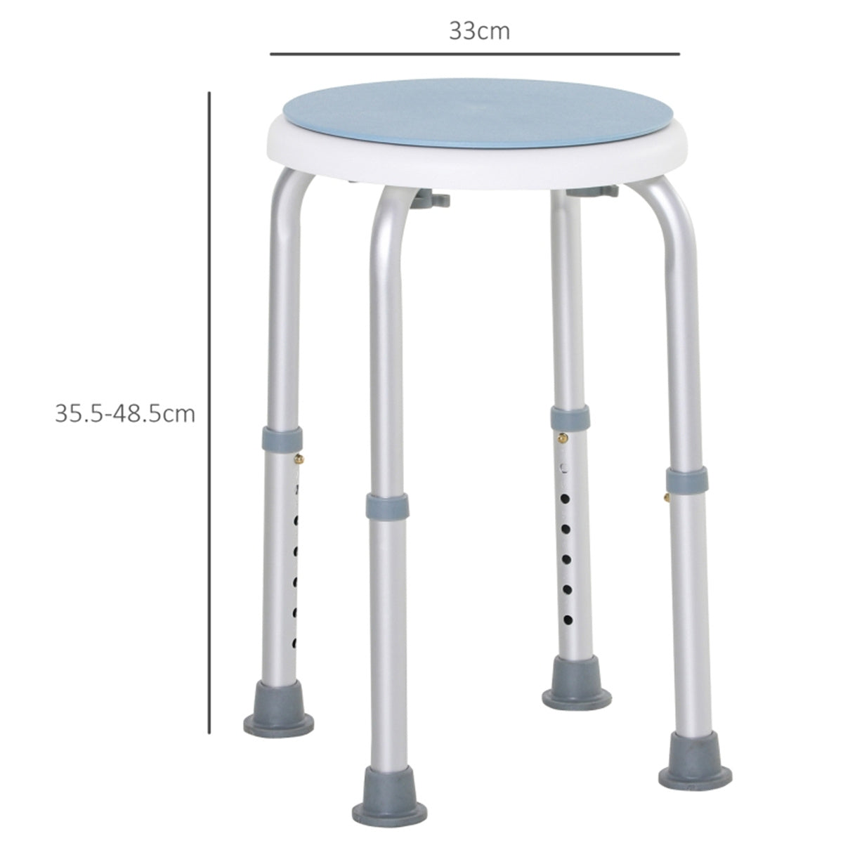 360° Swivel Seat Bath Shower Stool