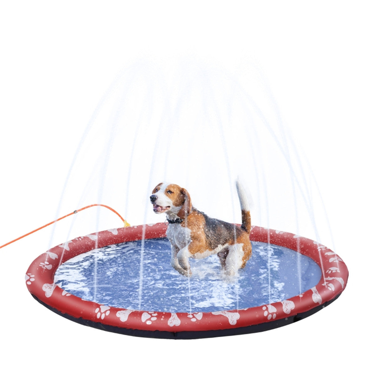 Pet splash sprinkler pad