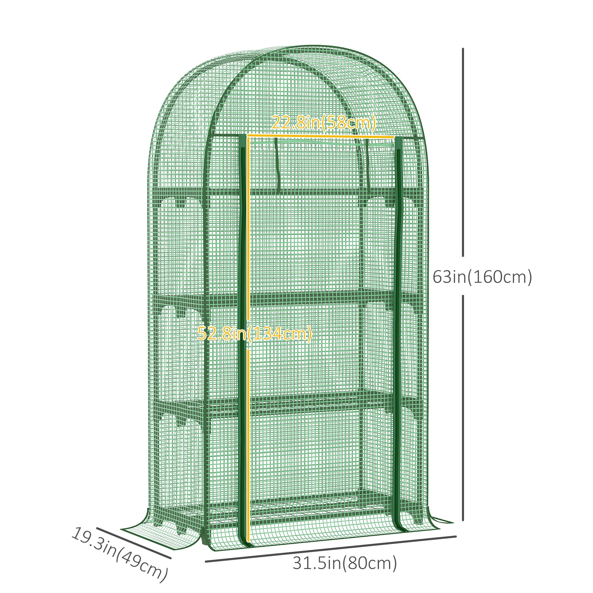 Mini Walk-in Greenhouse ( Amazon Shipping)（Prohibited by WalMart）