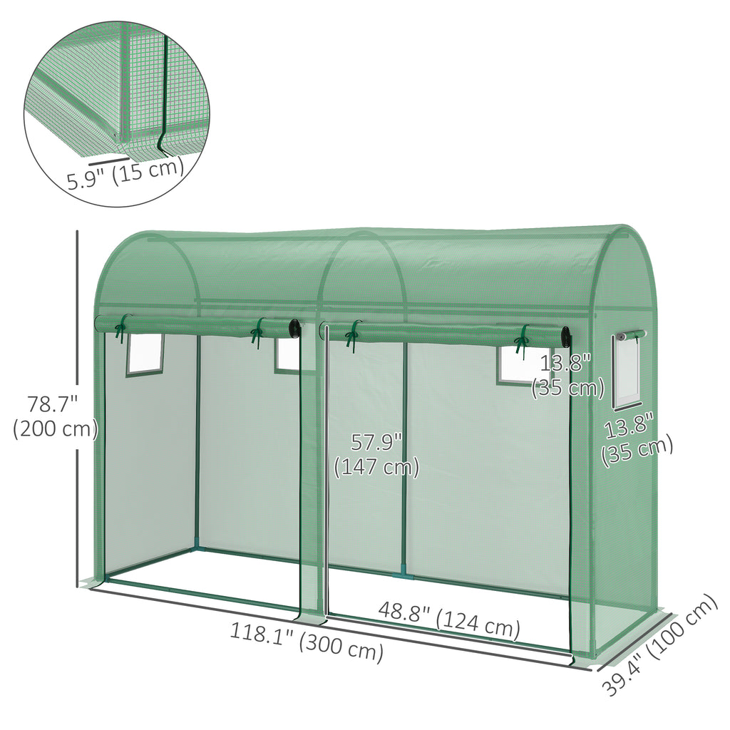 Mini Walk-in Greenhouse ( Amazon Shipping)（Prohibited by WalMart）