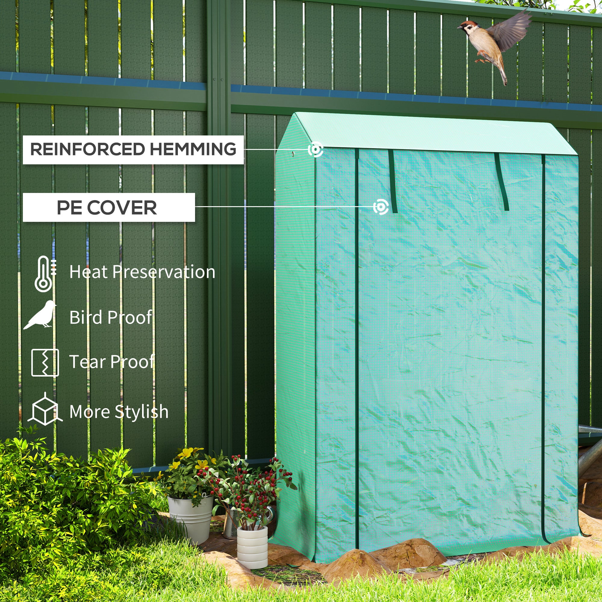 Mini Walk-in Greenhouse ( Amazon Shipping)（Prohibited by WalMart）