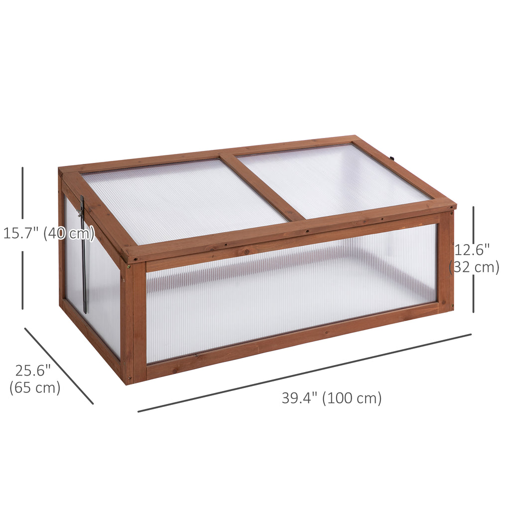 Wooden Cold Frame Greenhouse