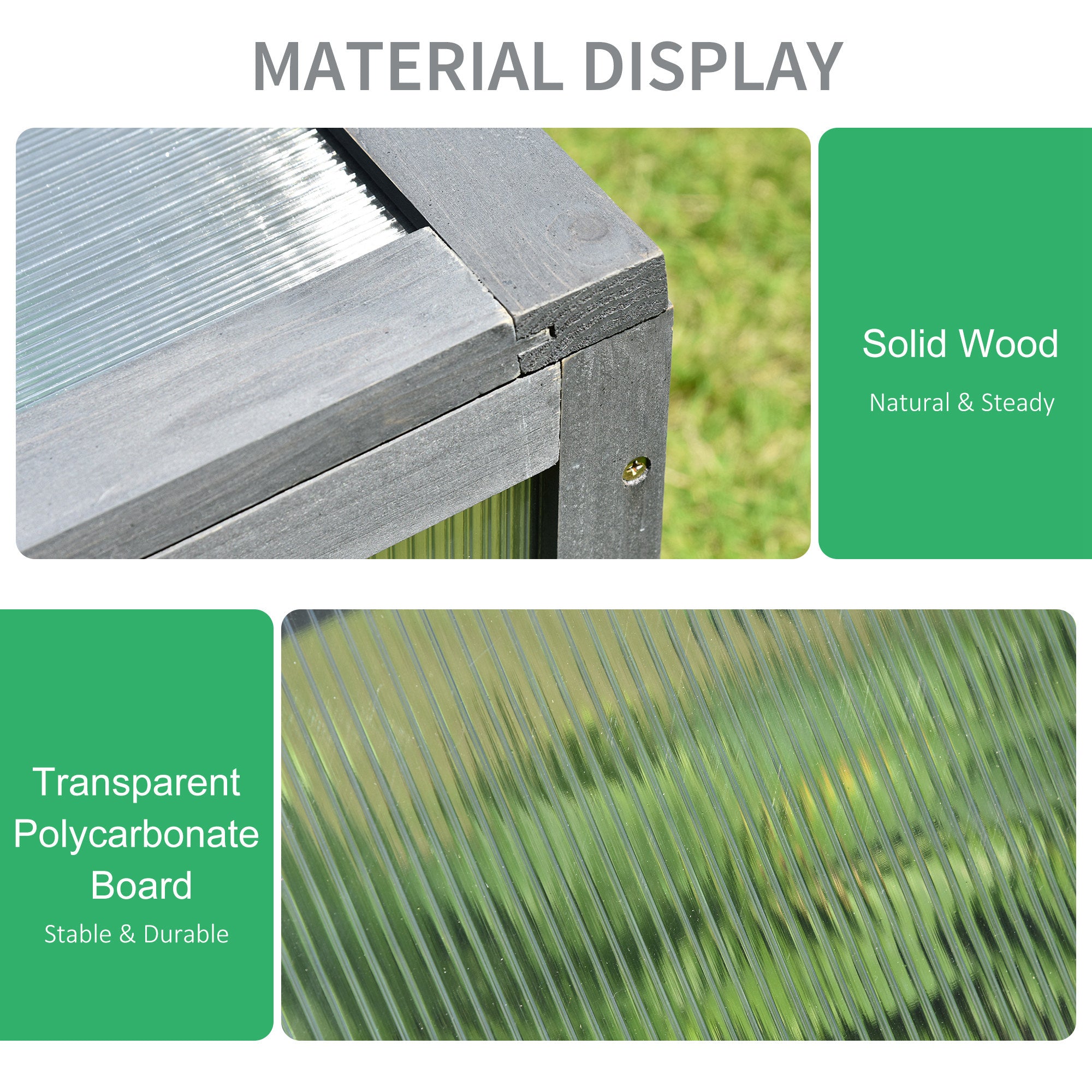Wooden Cold Frame Greenhouse