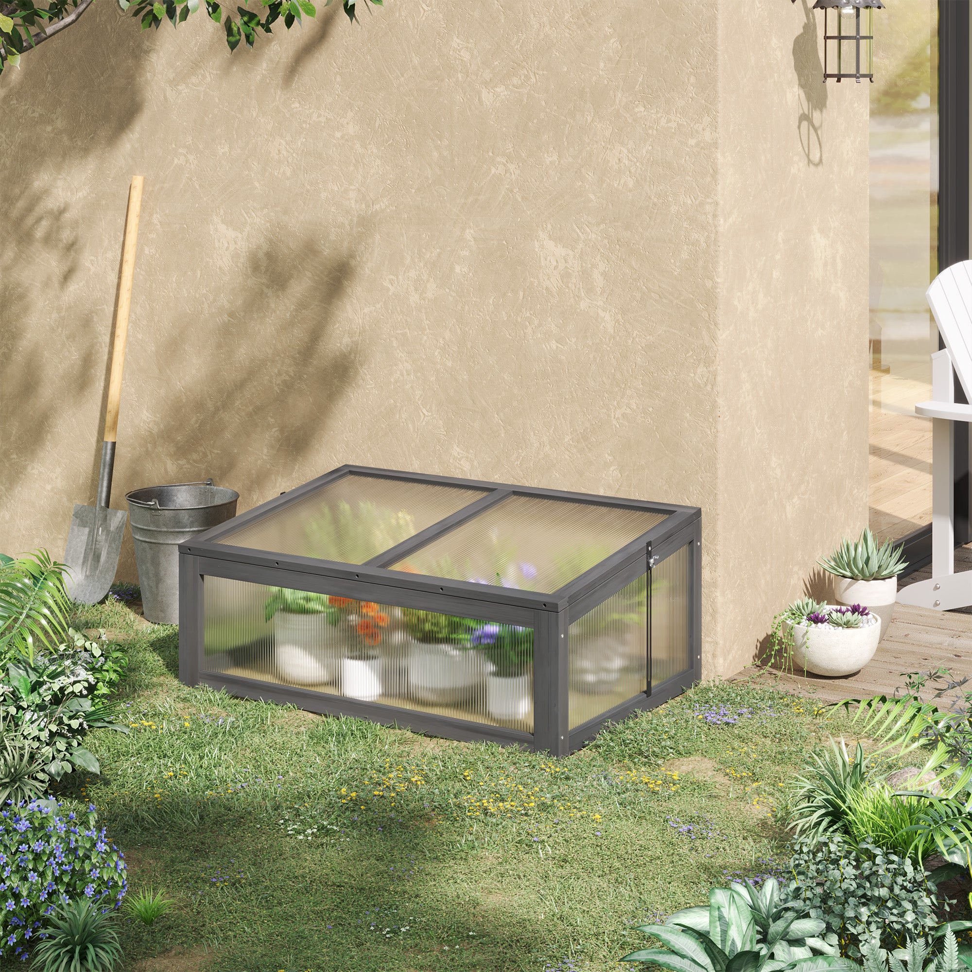 Wooden Cold Frame Greenhouse