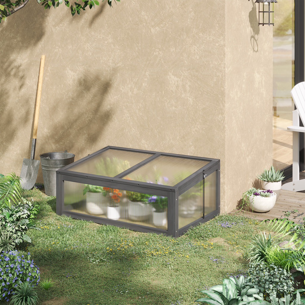 Wooden Cold Frame Greenhouse