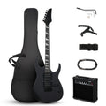 170 Model 39in Electric Guitar  HSH Pickups Black complete starter kit suit for Hard Rock