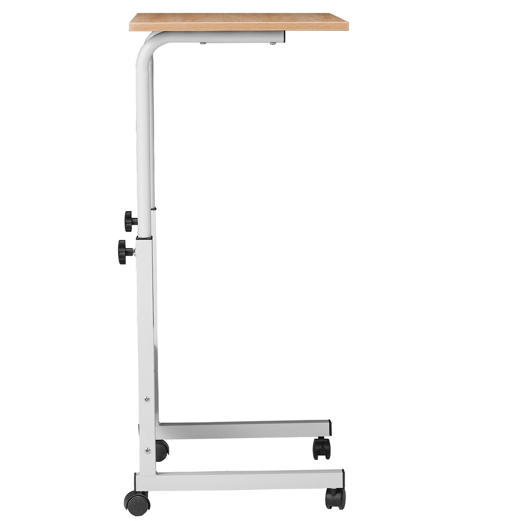 Adjustable Oak-Finish P2 Particle Board Computer Desk (60cm) - Versatile & Space-Saving