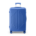 Premium ABS Luggage Suitcase with Non-TSA Lock – 24in Deep Blue