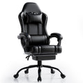 Gaming Chair, Computer Chair with Footrest and Lumbar Support, Ergonomic Video Game Chair with Headrest, Height Adjustable Gamer Chair Office Desk Chair
