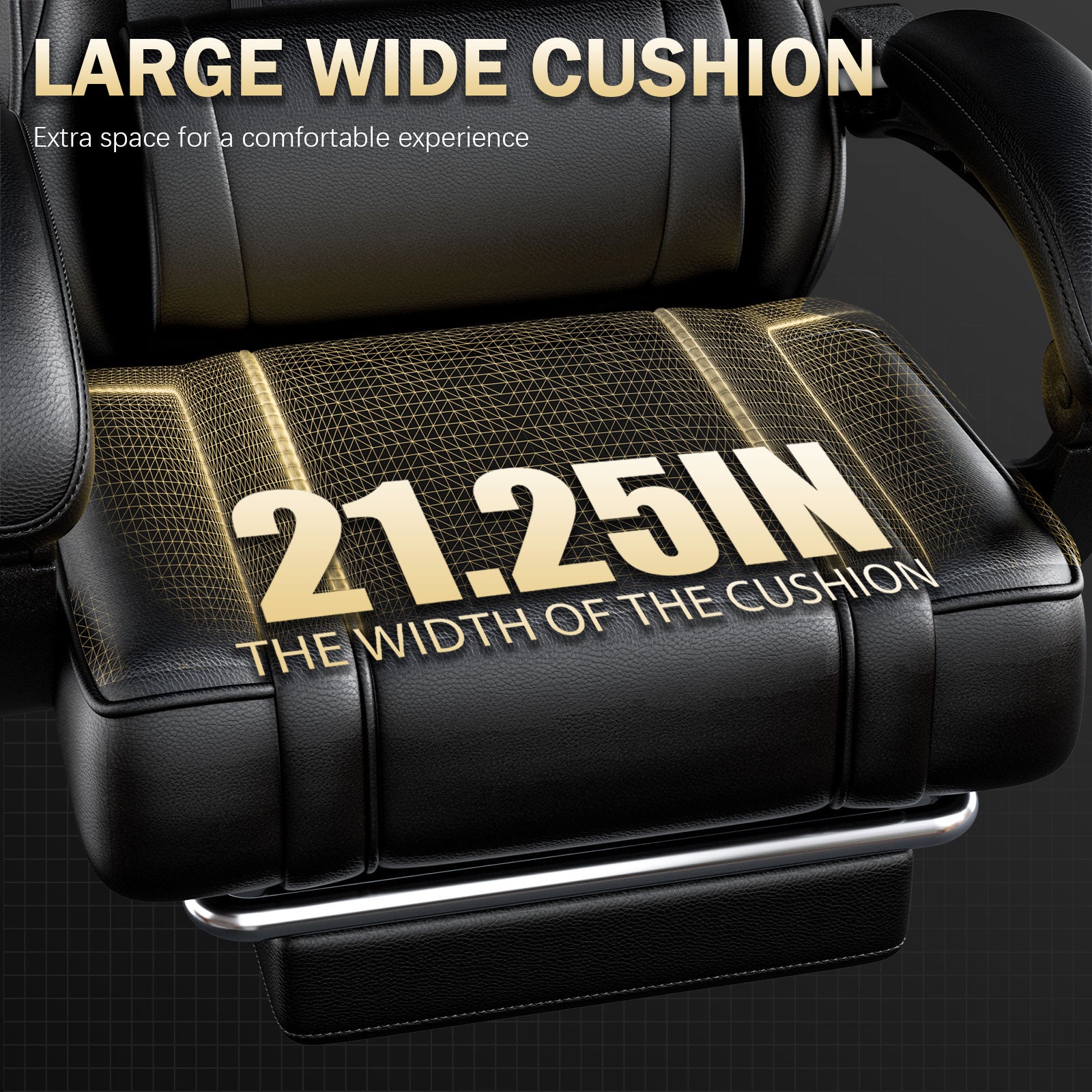 Gaming Chair, Computer Chair with Footrest and Lumbar Support, Ergonomic Video Game Chair with Headrest, Height Adjustable Gamer Chair Office Desk Chair