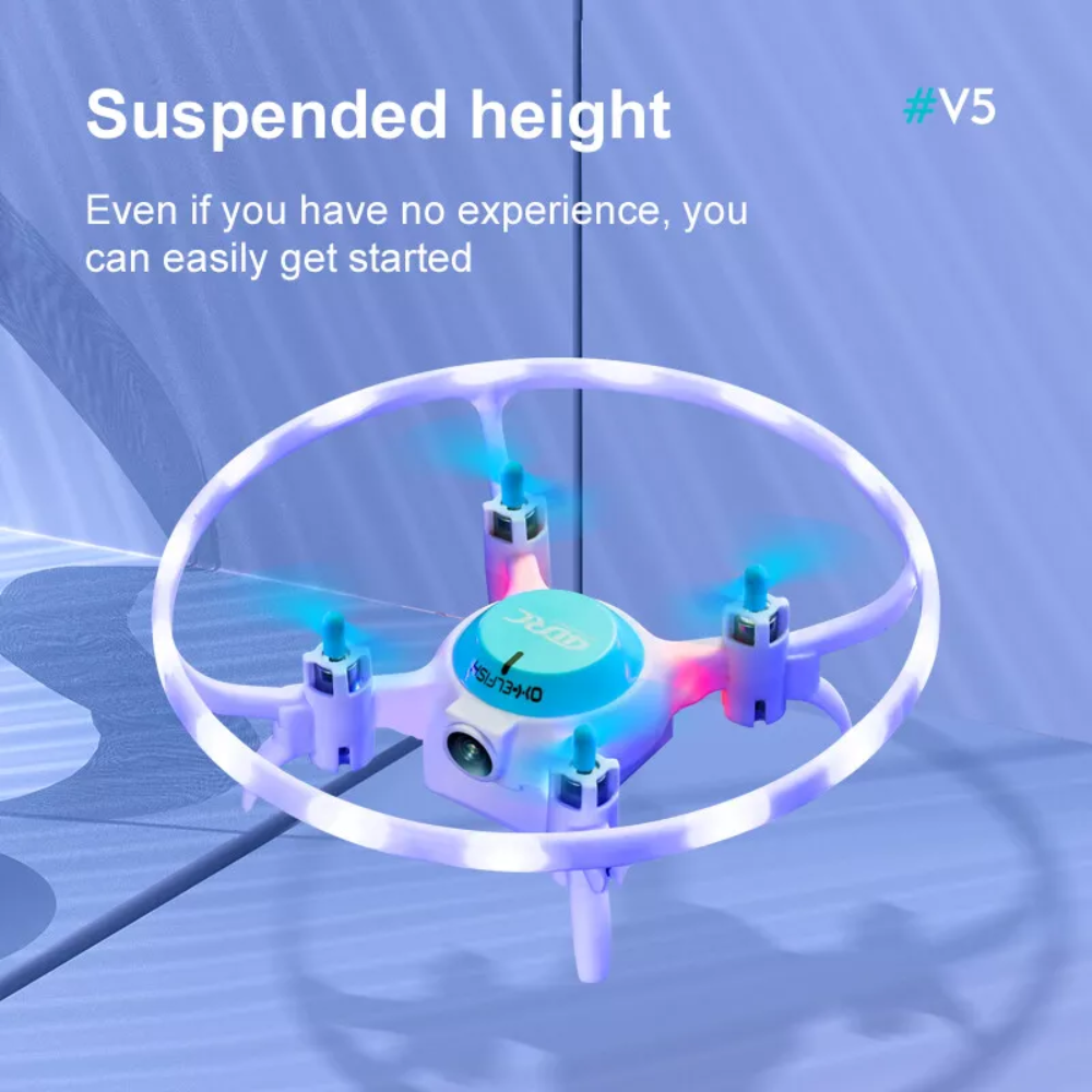 4DRC V5 Kids and Beginners Mini RC Drone V5 RC Quadcopter with 1080P HD Wide Angle Camera,Drones suitable for children and beginners,Logistics is randomly sent by Evri/Royal Mail/DPD.