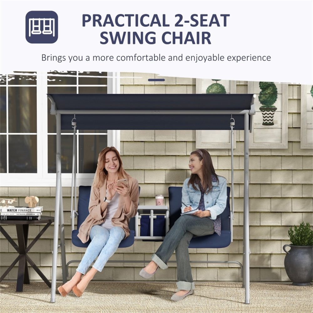 2 seats Outdoor Patio Swing Chair ( Amazon Shipping)（ Prohibited by WalMart ）