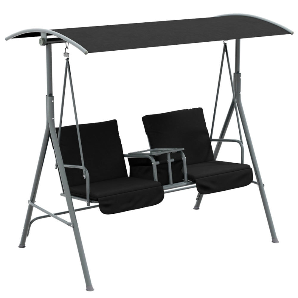 2 seats Outdoor Patio Swing Chair ( Amazon Shipping)（ Prohibited by WalMart ）