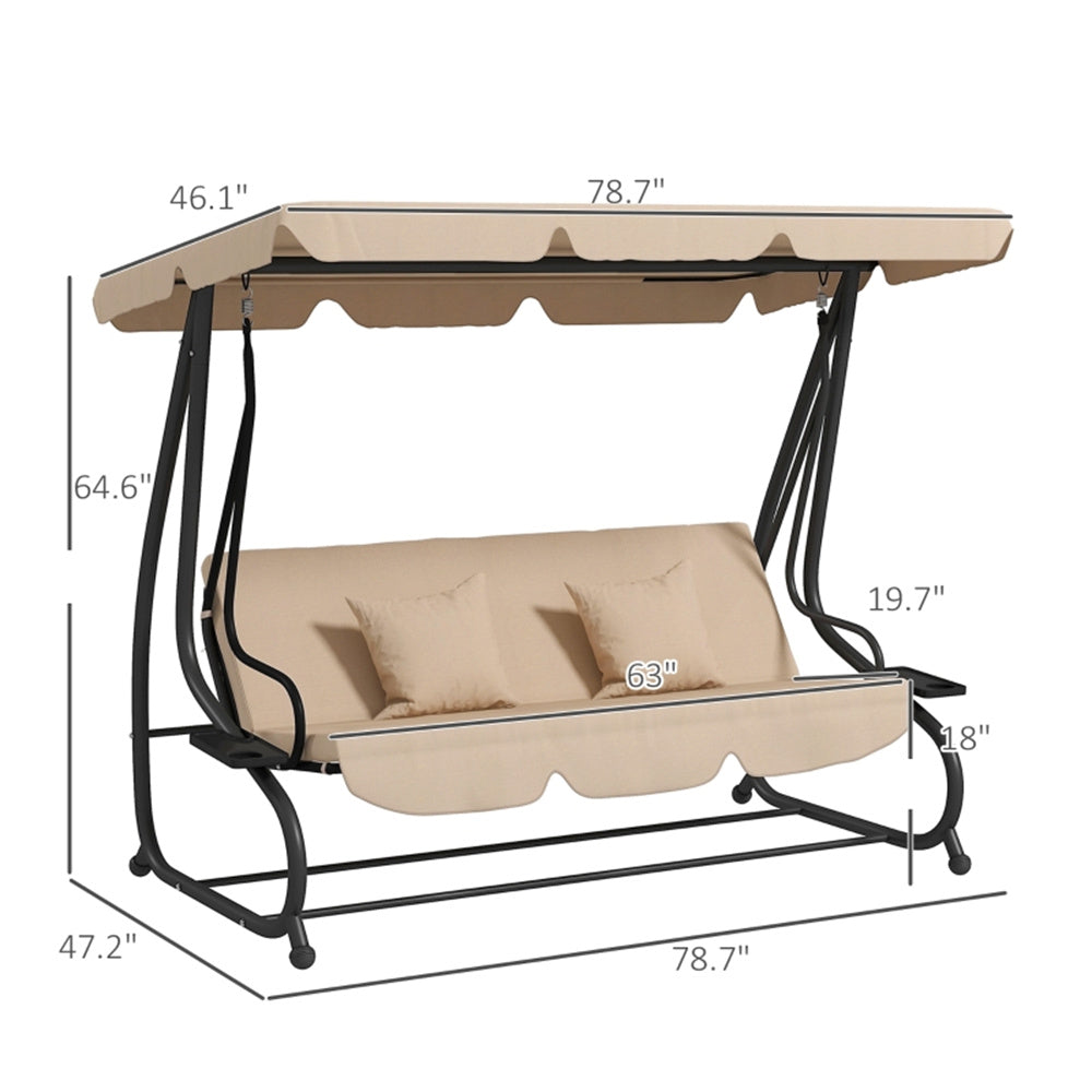 Outdoor Patio Swing Chair ( Amazon Shipping)（ Prohibited by WalMart ）