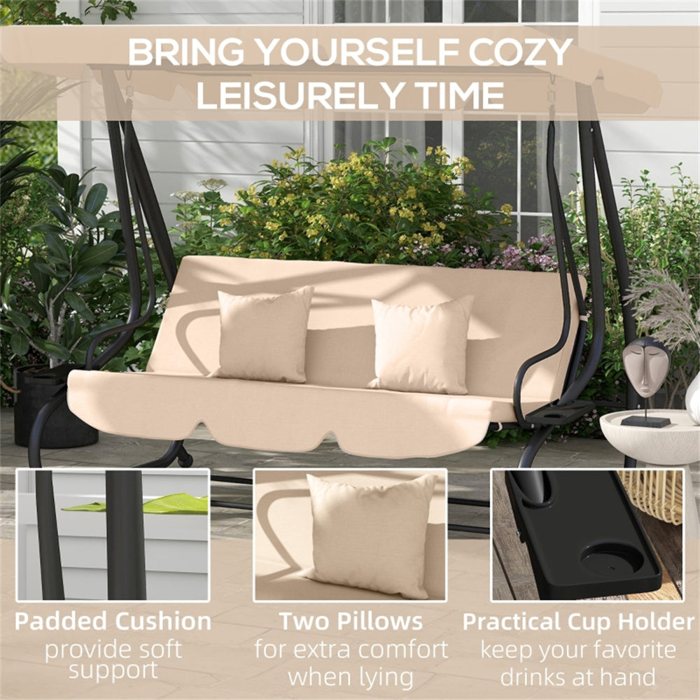 Outdoor Patio Swing Chair ( Amazon Shipping)（ Prohibited by WalMart ）
