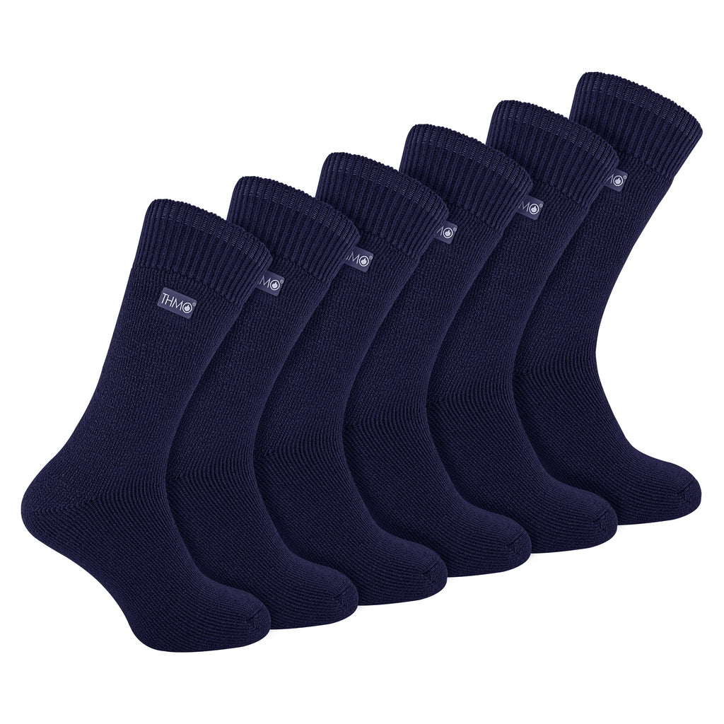 Mens Thick Winter Thermal Socks with Seamless Toe (Multipack Options)