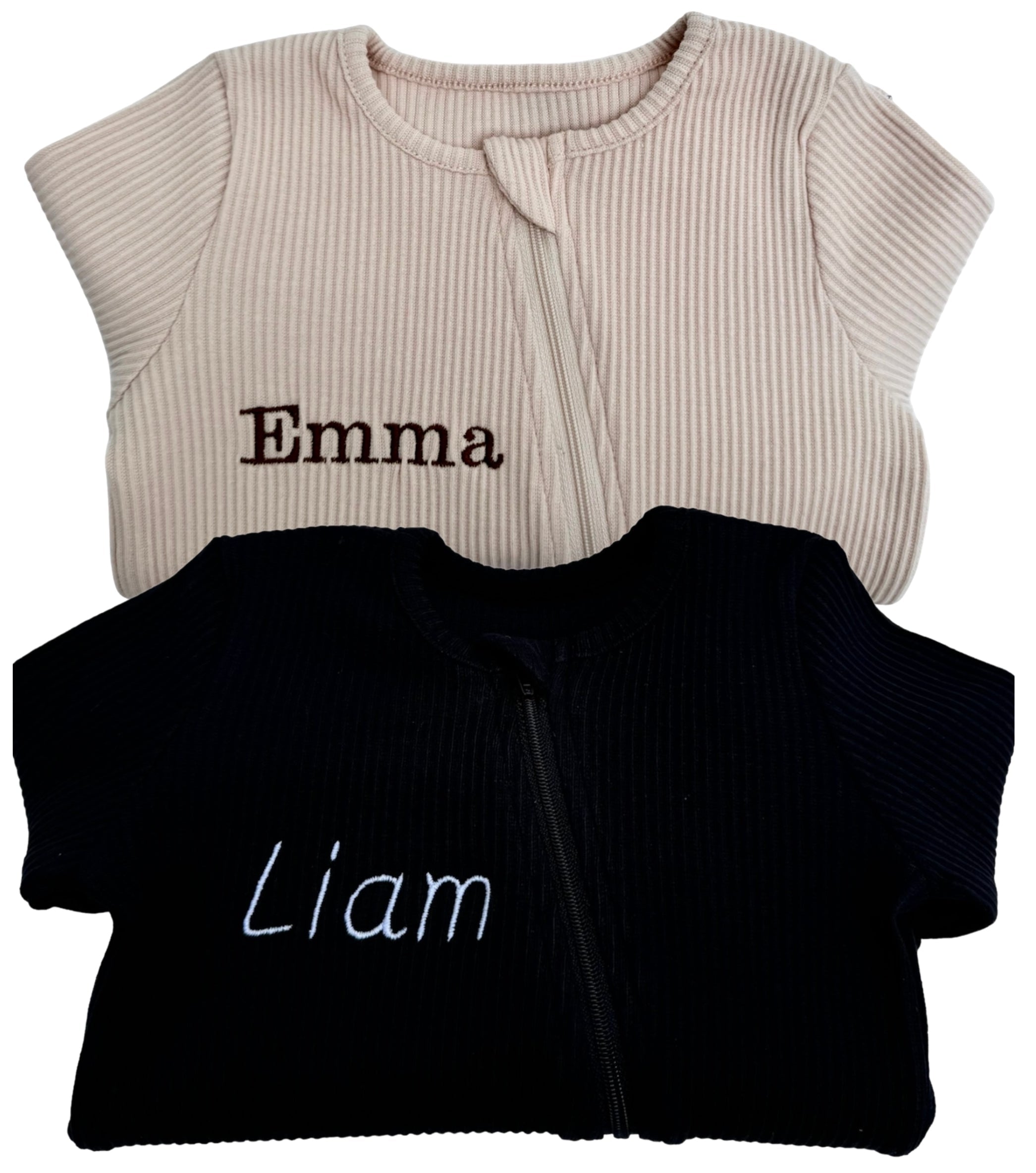 Black Zip Sleepsuit