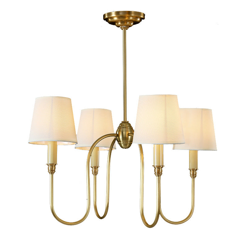 Copper Bedroom Chandelier Simple Living Room Dining Room Chandelier