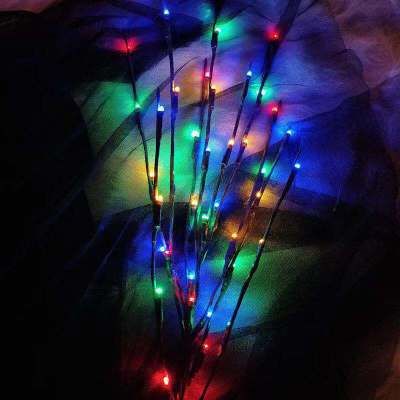 LED Simulation Tree Branch Flower Arrangement Light String Creative Net Red Light Tree Branch Light Star Night Light Nordic Room Decoration Tree Light